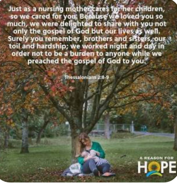 1 Thessalonians 2:8-9